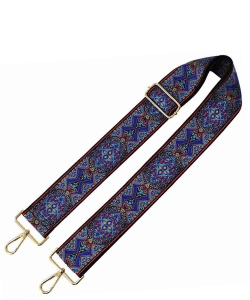 Wide Tribal Pattern Guitar Strap SS050RR BLUE/RED